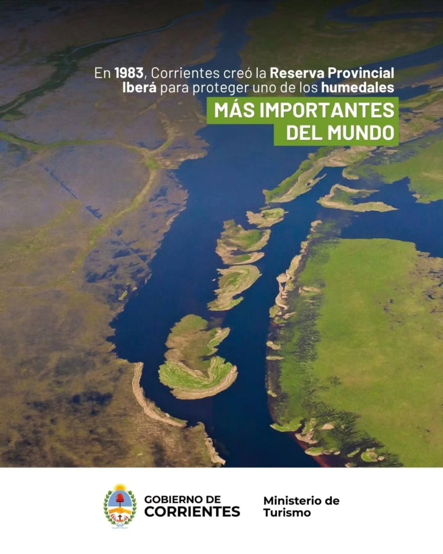 Mapa detallado de toda la región de los Esteros del Iberá con sus accesos y portales.